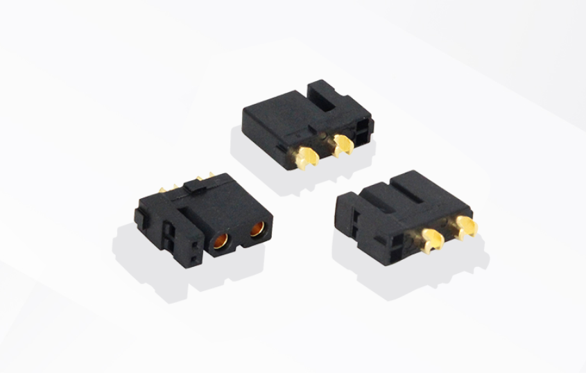XT30(2+2)-F 黑色電池動(dòng)力接頭帶信號(hào)